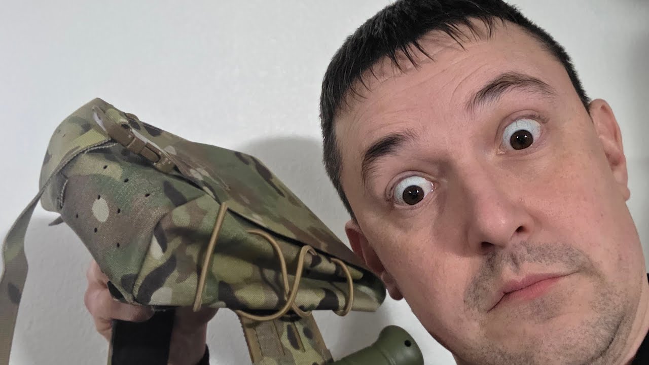 Attaching Shaw Concepts Big Fricken Pouch to Haley Strategic D3 Belt with Mandible MOLLE Straps 