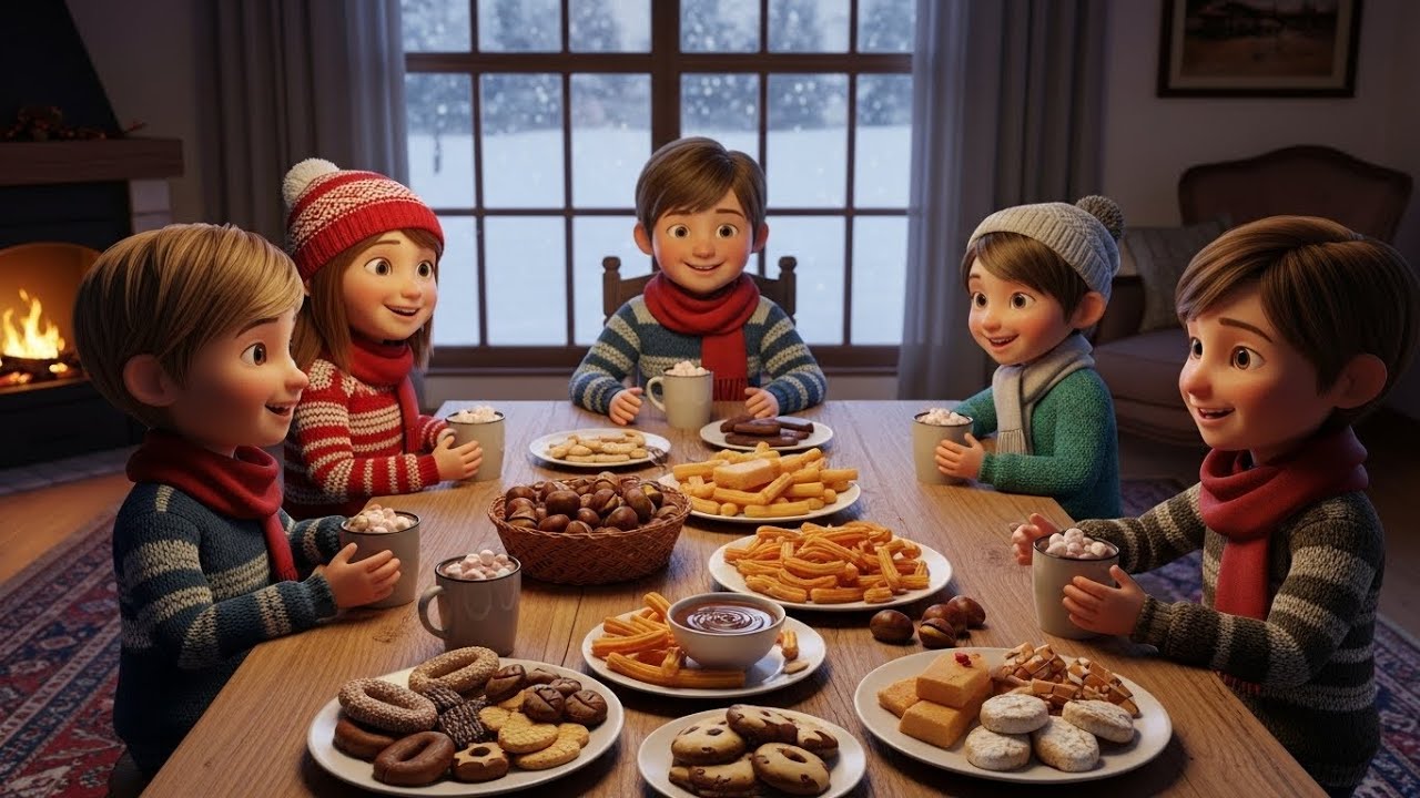 Dulces de Invierno en España ❄️🍫 | 스페인 겨울 간식 동요