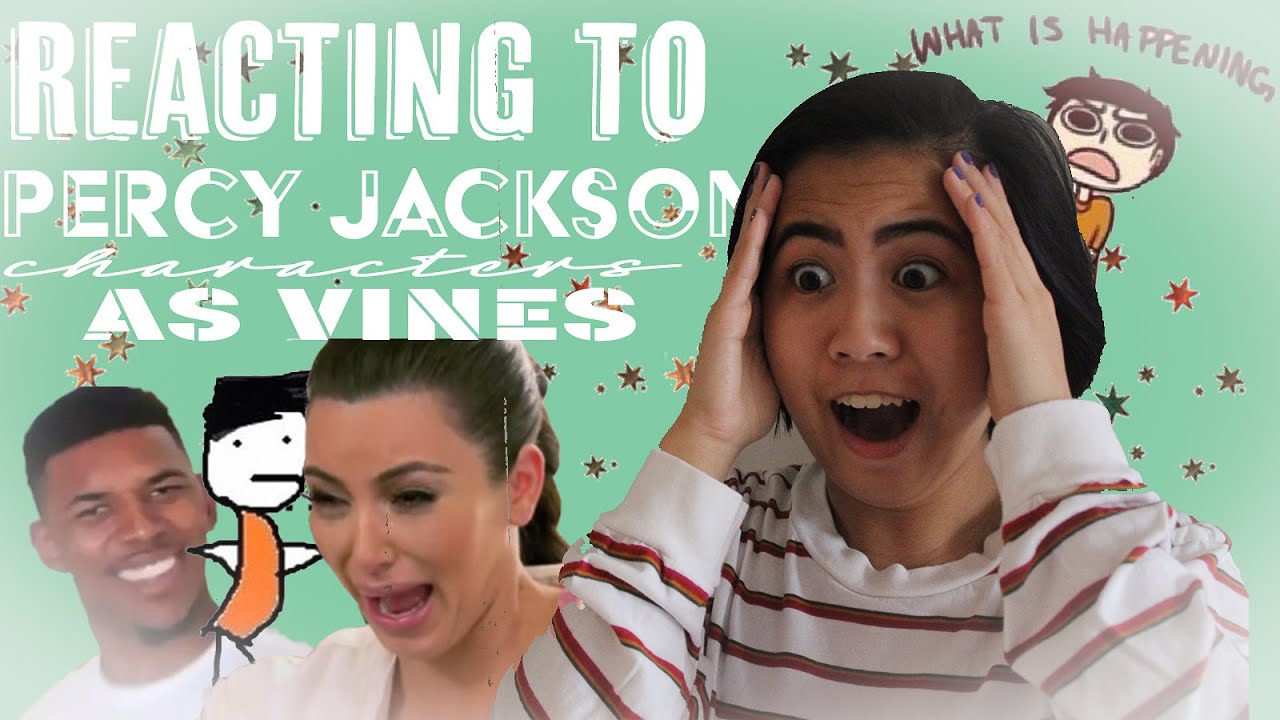 REACTING TO PERCY JACKSON CHARACTERS AS VINES
