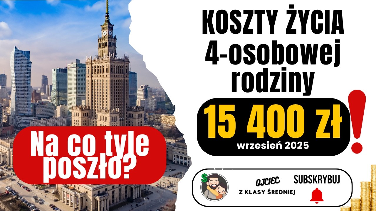 Zarobki 16 720 zł, Wydatki 15 400 zł | Prawda o finansach w Warszawie [Raport Wrzesień]