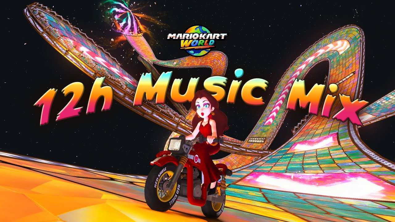 Mario Kart World MEGA Music Mix ⭐️ [12 hours] No SFX / No Loop