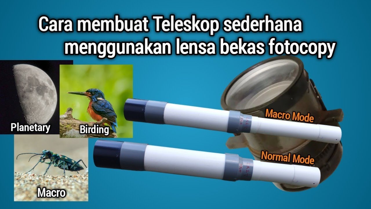CARA SIMPLE MEMBUAT TELECOPY MULTI GENRE #phonescoping #teleskop #teleskoprakitan