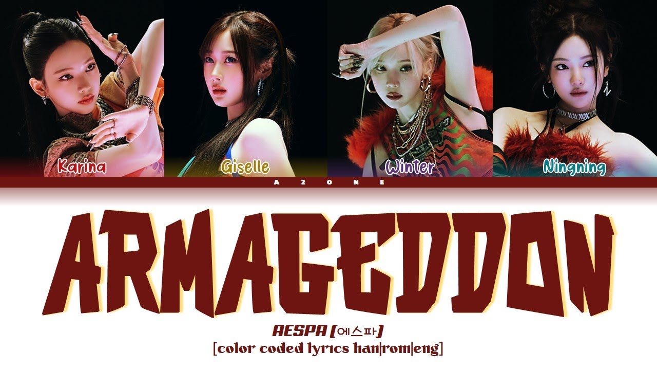 Armageddon - aespa (에스파) [Color Coded Lyrics Han|Rom|Eng]
