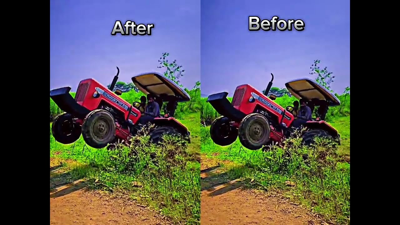 Mahindra After v/s Before Reel #tractor #mahindratractor