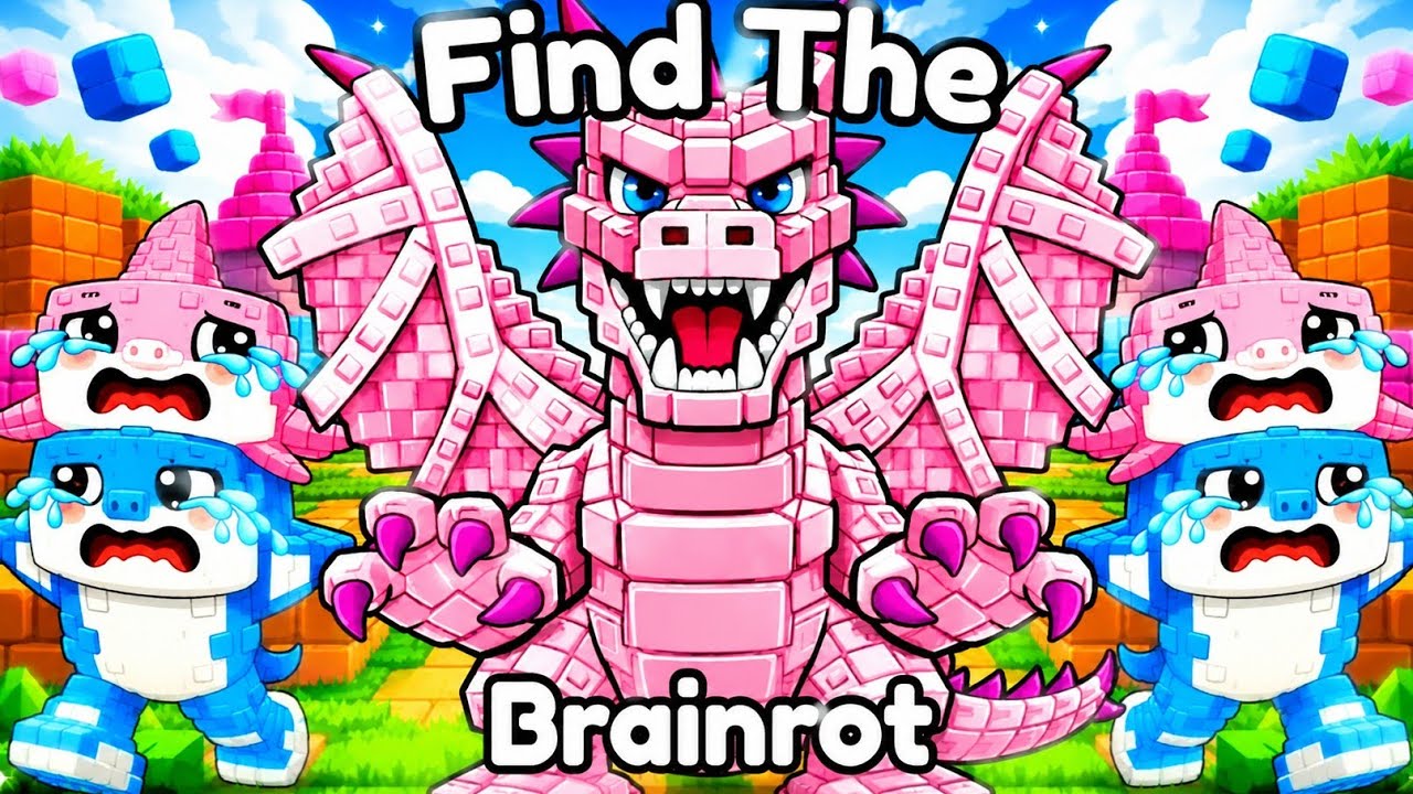 нахожу новых брейнротов в Find the brainrot в Roblox !  
