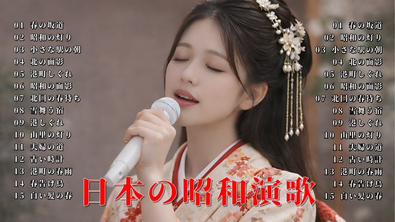 【昭和演歌 名曲メドレー】昭和70年代ヒット演歌30曲｜懐かしの日本演歌ベスト集