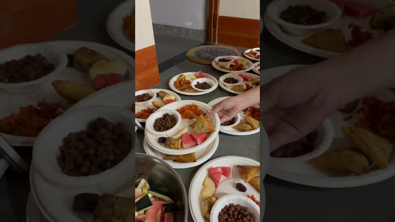 Ramadan sharif ka 11th roza❤️🌙Iftar party😍#trending #minivlog #viral #ytshorts #ramadan #iftar