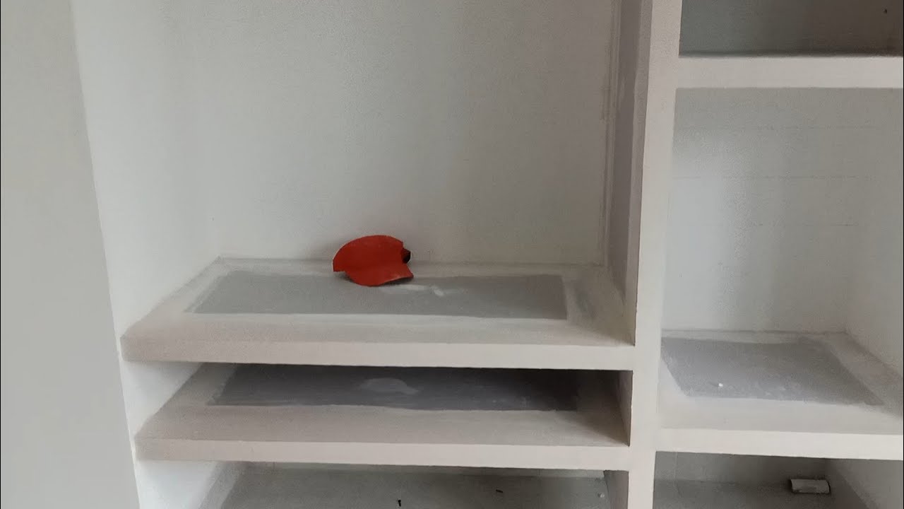 Cara mudah membuat rak lemari dari gypsum board