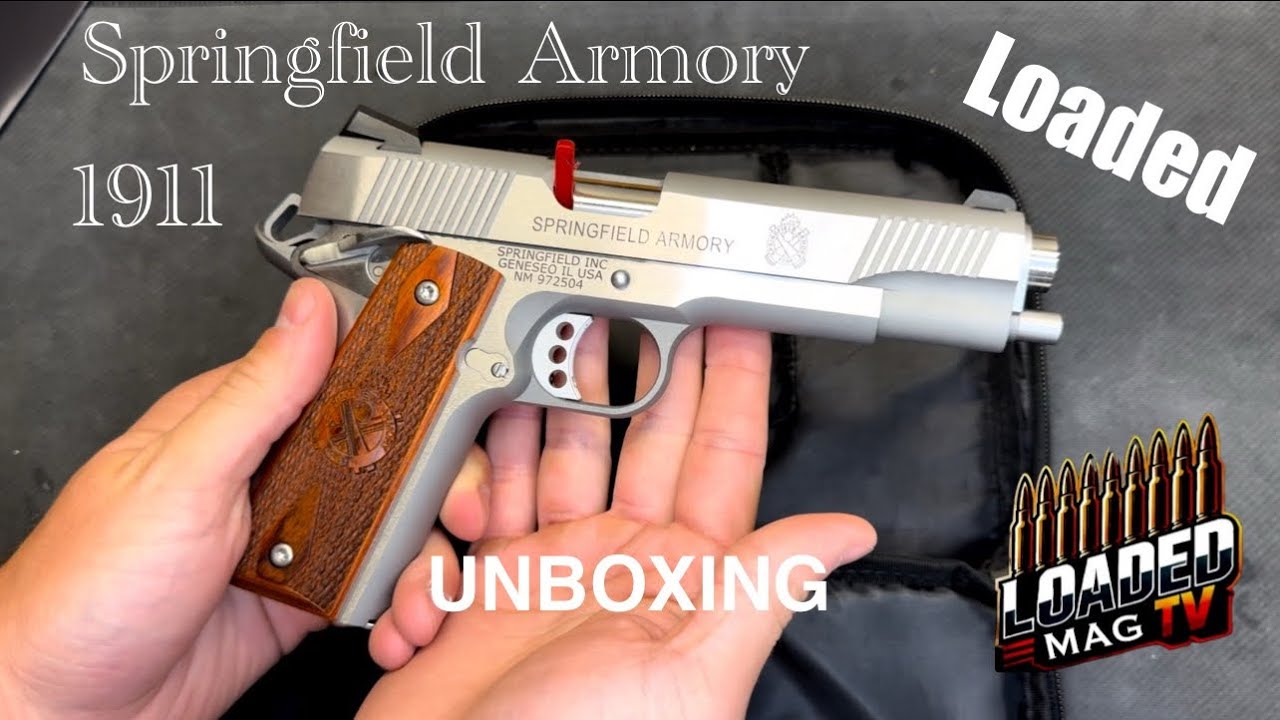 РАСПАКОВКА | Springfield Armory Loaded 1911 45 ACP из нержавеющей стали