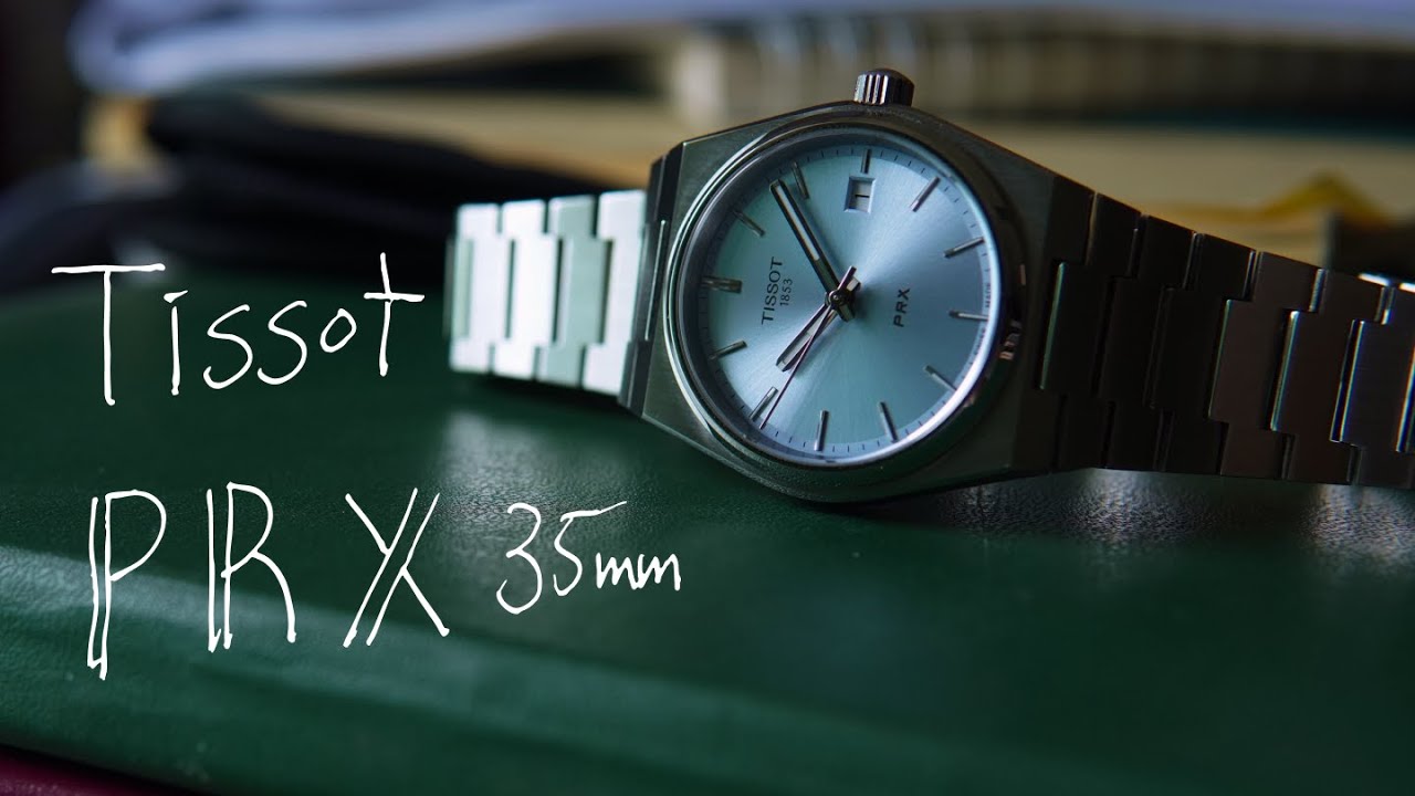 모두를 위한 일체형 브레이슬릿 시계 | 티쏘 Tissot PRX 35mm 라이트 블루 [Review #07]