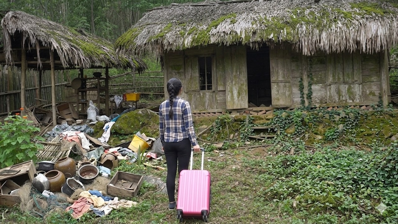 After a leg injury, he returned to the house after more than a year to renovate it to look brand new