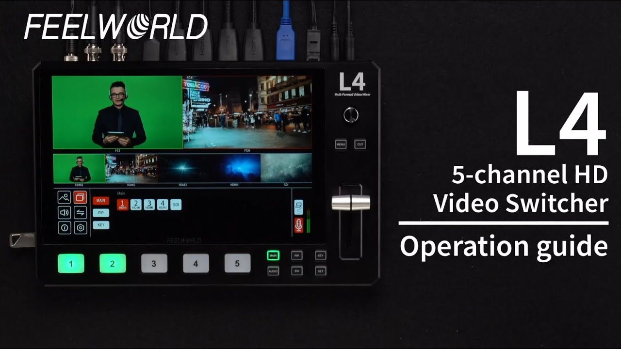 FEELWORLD L4 10.1-Inch Video Swicher Operation Guide