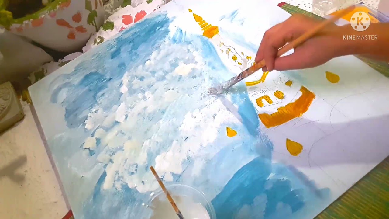 พระธาตุพนม(ภาพวาดด้วยสีน้ำมัน)