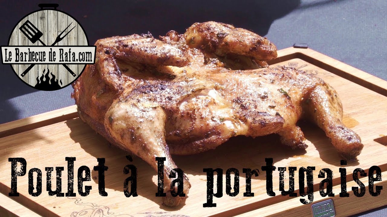 Poulet à la portugaise au barbecue