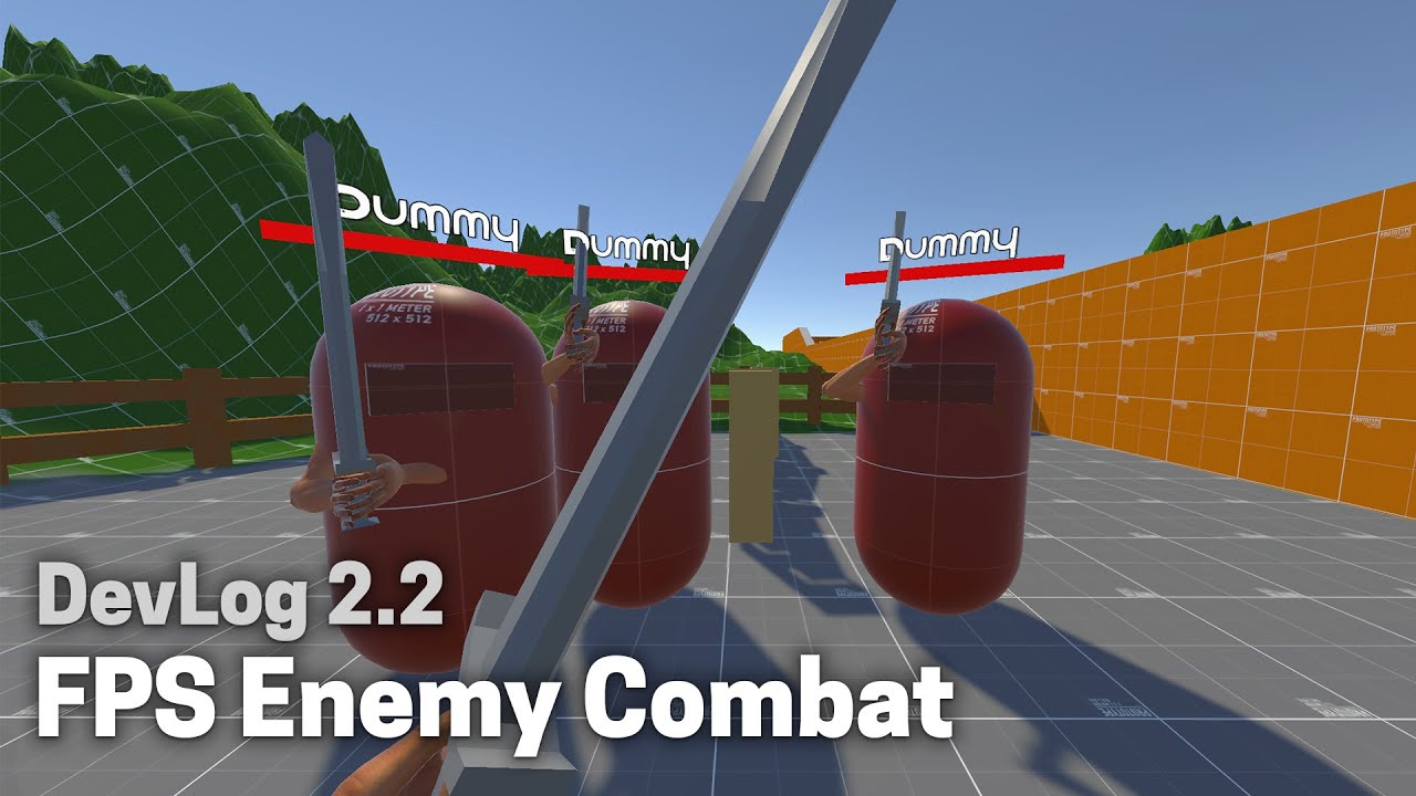 First-Person Enemy AI and Combat - Enemies that fight back | Castle Wars Devlog #2.2