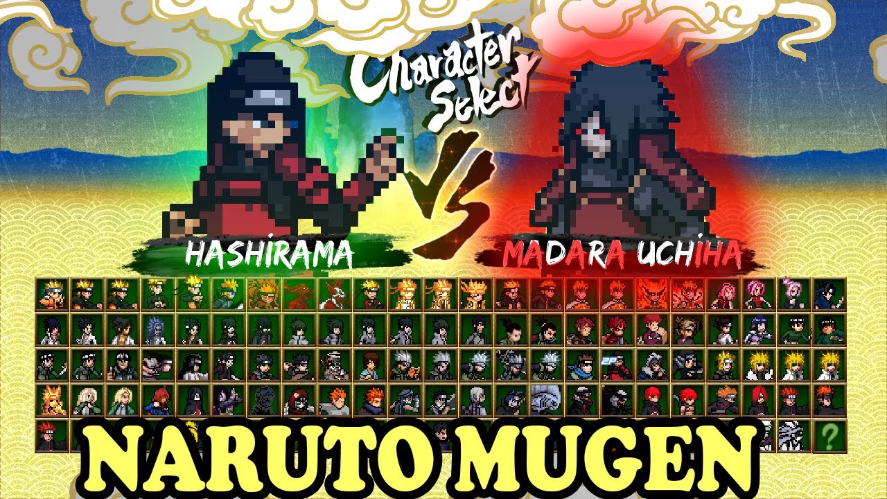 Madara Uchiha Vs Hashirama -Naruto MUGEN EPIC Fight