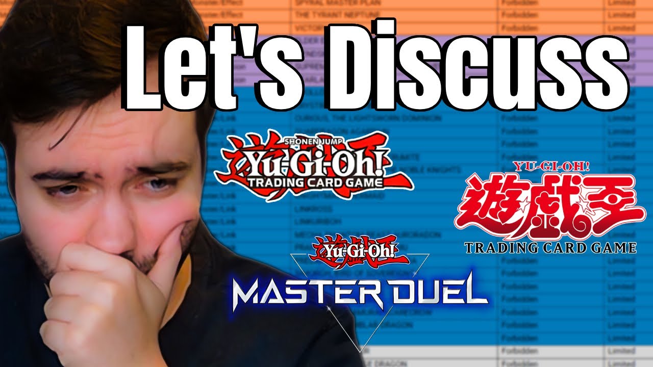 We need to talk about BANLISTS in Yu-Gi-Oh!