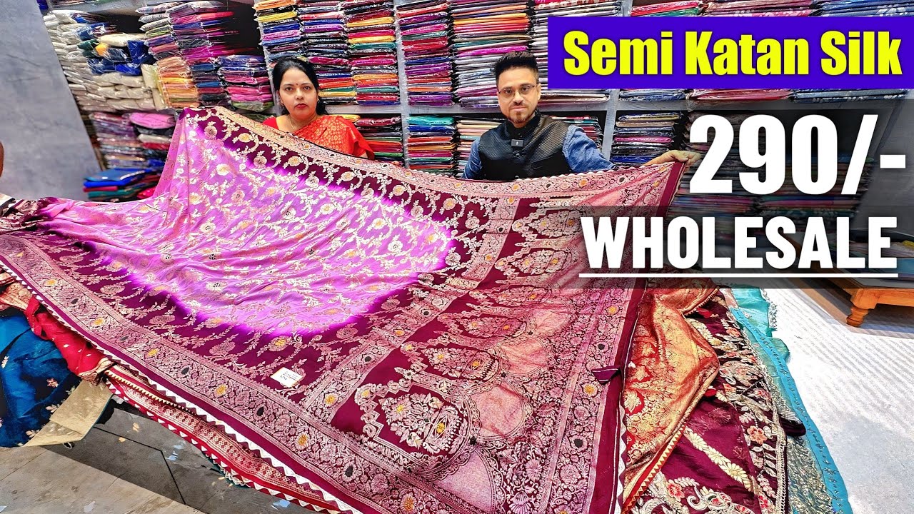 Barabazar Saree Wholesaler / Silk Saree with Wholesale Price // Durga Puja Collection 2024 - KOLKATA