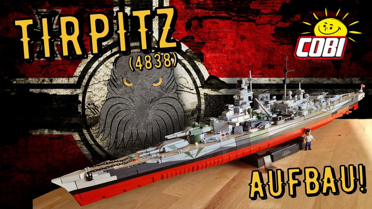 COBI - 4838 - TIRPITZ (neu, alles bedruckt!) - Aufbau! [deutsch/ gameplay]
