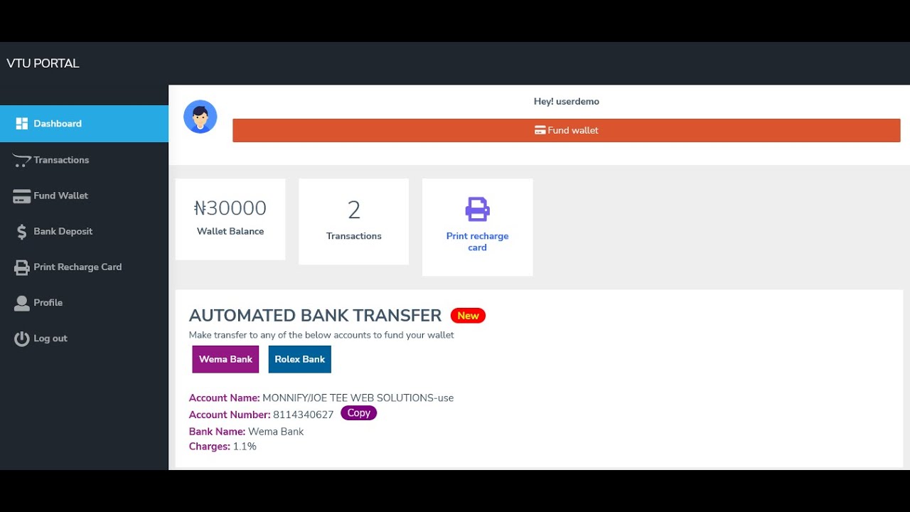 How to print Recharge Card epins on vtuapi epin portal