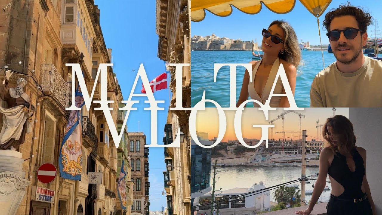 Malta’da Kayıkla Şehir Değiştirdik! 😍 Valletta & Birgu Vlog 🇲🇹