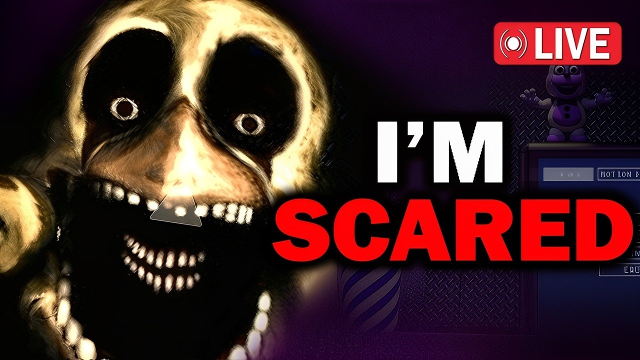 This FNAF Live Strem is TOO SCARY For You! 😉😏