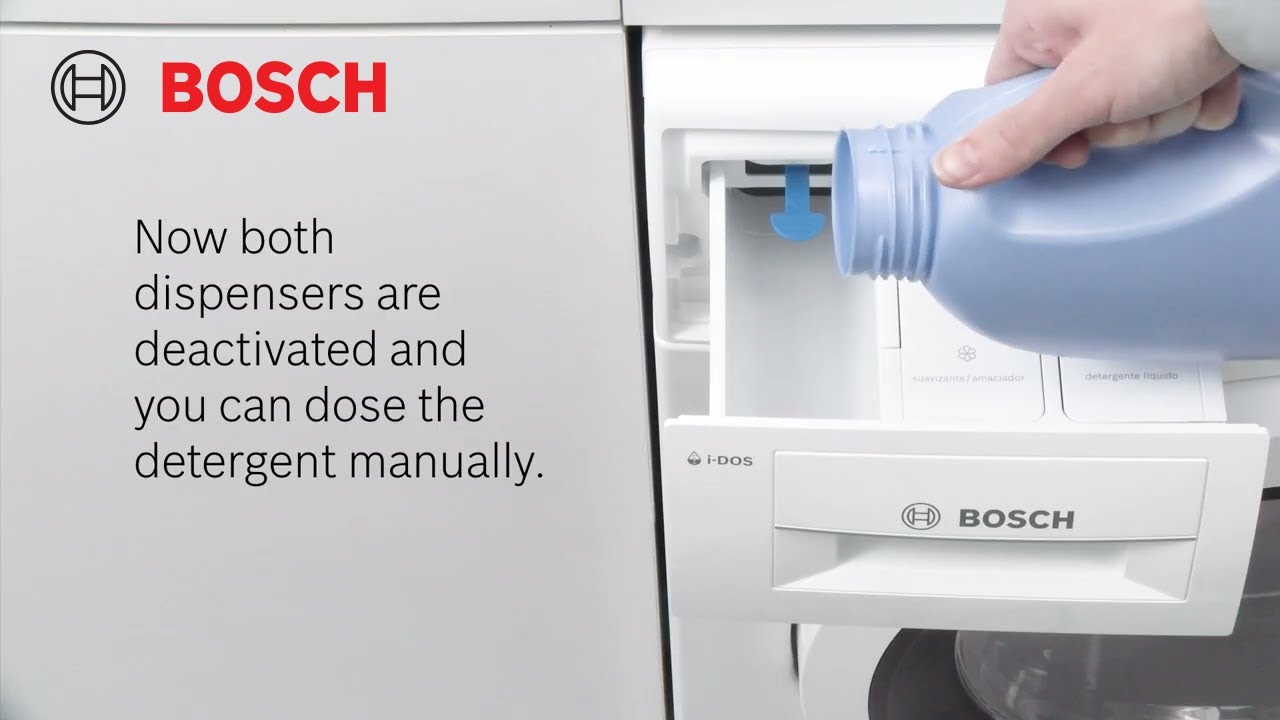 How to activate the i-DOS system for your Bosch Washing Machine (Type G) | Bosch Home UK