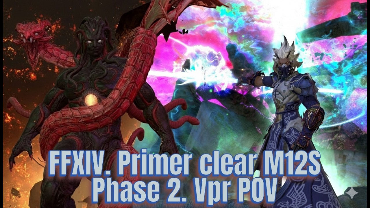 FFXIV Heavweight 4 M12S Phase 2 Clear Meele POV. Viper POV. VPR POV. The Lindwurm 2 (Vecna)