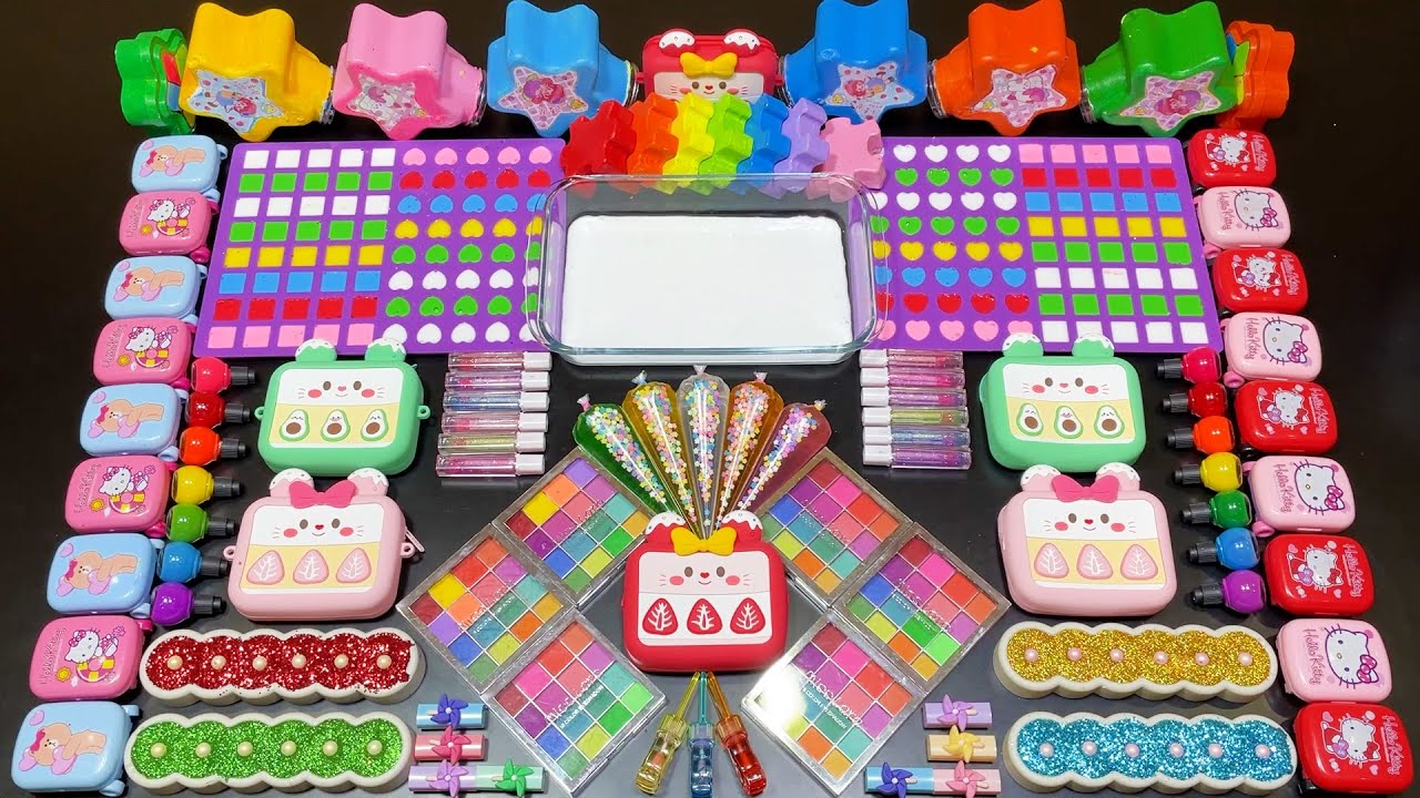HELLO KITTY FANS Want Slime Mixing Mastery? Watch This!