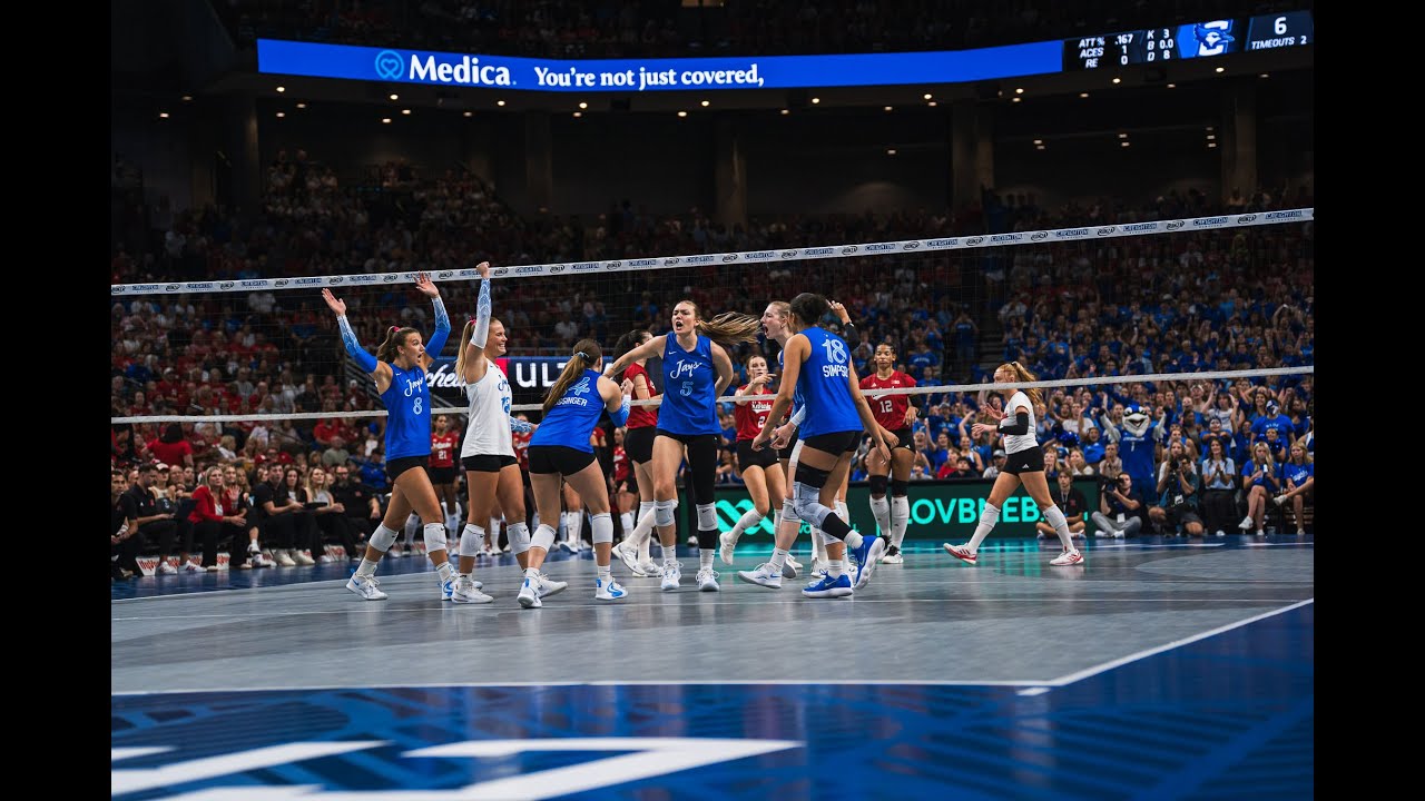#18 Creighton Volleyball vs. #1 Nebraska Highlights - 9/16/25