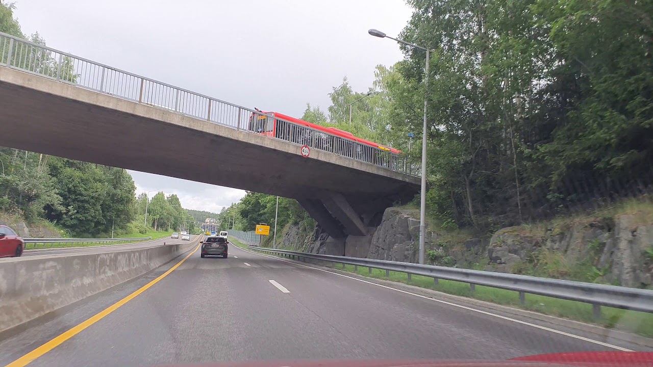 4K (UHD)-OSLO SIGHTSEEING TOUR 41 -DRIVING Grorud L&oslash;renskog Kj&oslash;retur