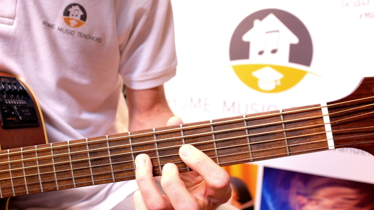 Musikschule Home Music Teachers / Des Moll Gitarrentutorial