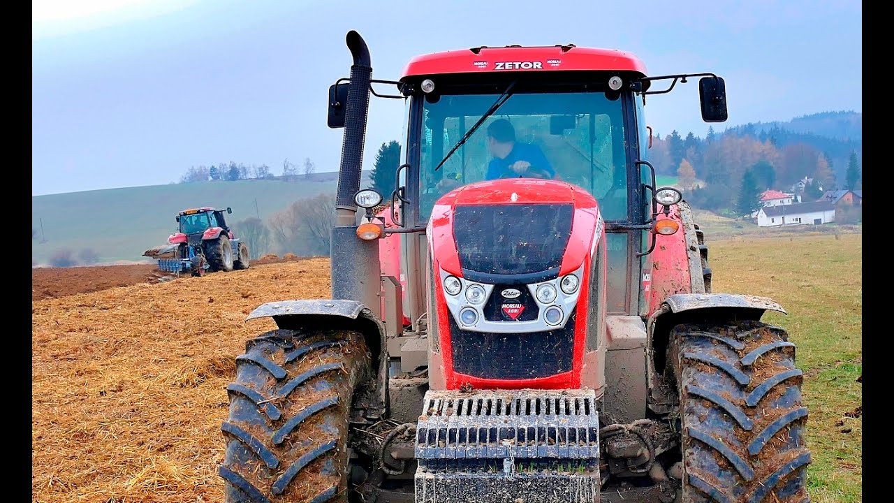 Zetor Crystal 160, Magnum 260  Rozmetání hnoje Spreading Manure 2016  Hand video