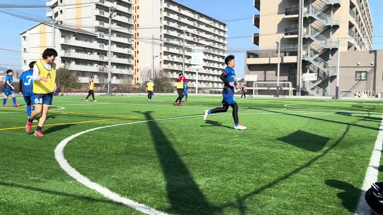 2026年1月18日(日)sportivo吹田F3大会2試合目前半