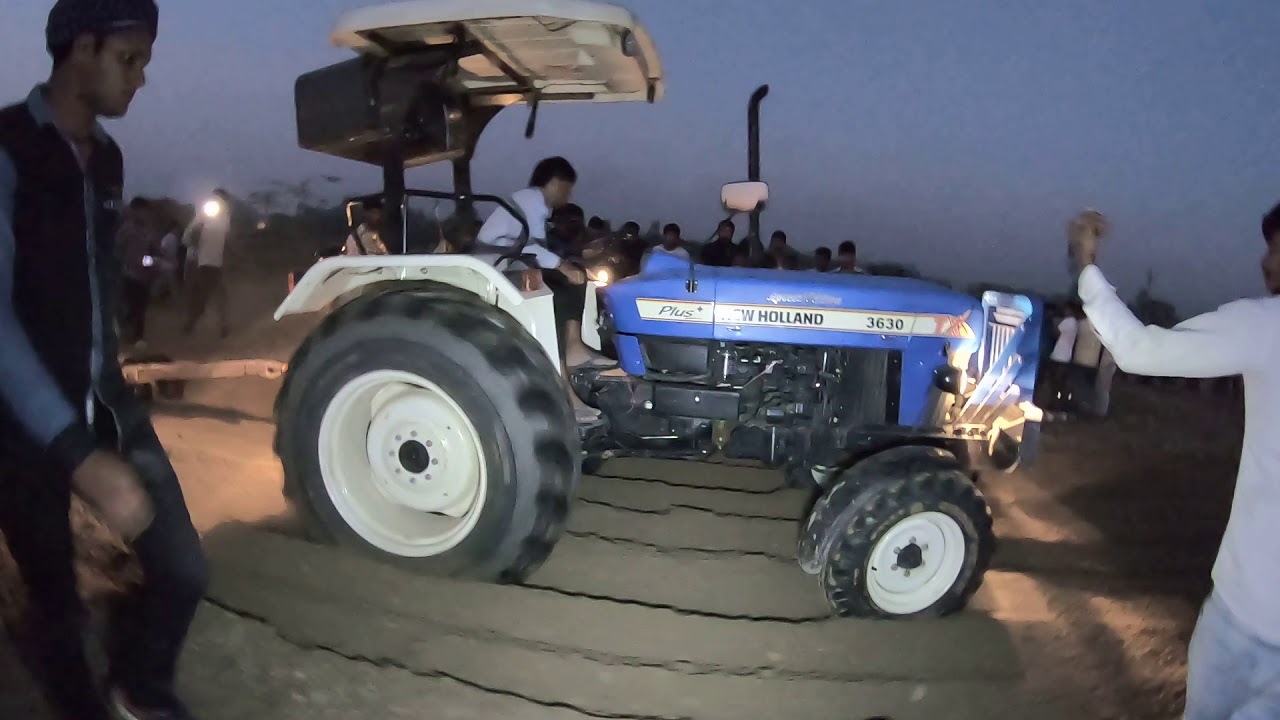 New holland 3630 tractor best performance with 2 harrow in lakhu bwana