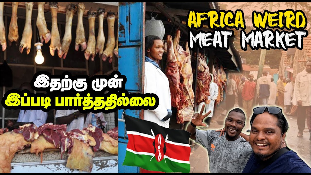 SHOCKING Kenya Mombasa Market  🔥🤓🥩🍖Rarely Seen market of the Africa People!