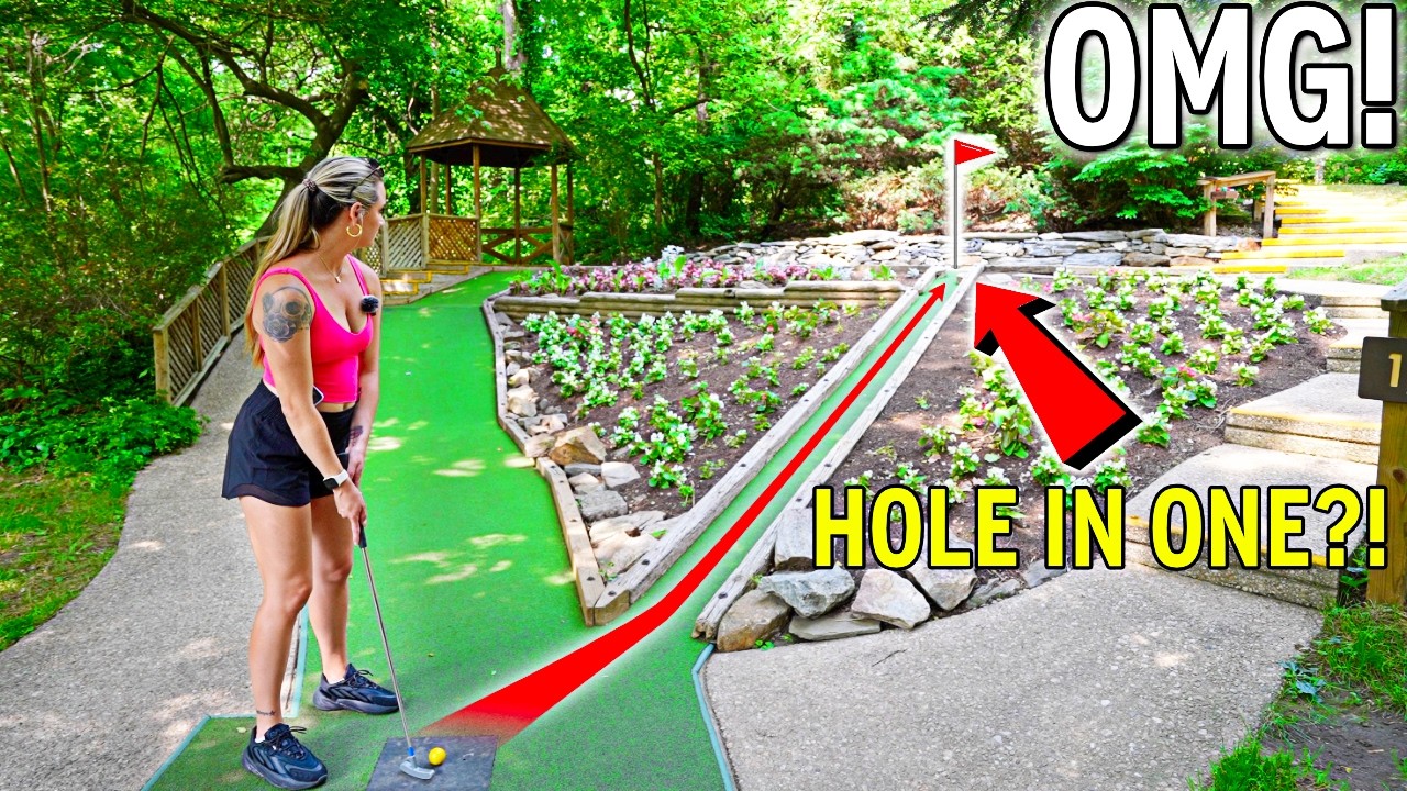 Mind-Blowing WORLD’S BIGGEST Mini Golf Course! - TOP 10 COURSE!