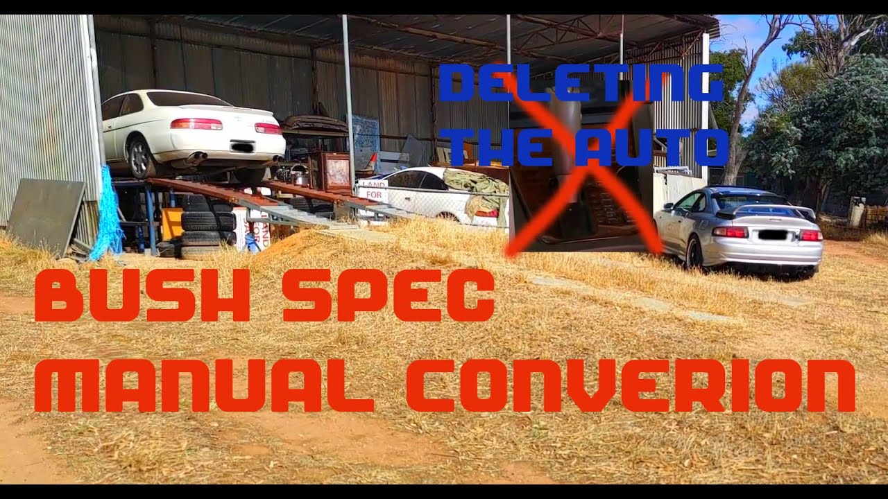 Soarer SC300 R154 Manual Swap Guide | Parts List & Removing the Auto Transmission | Part 1