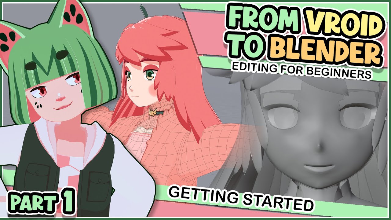 VRoid to Blender: a Tutorial Series (part 1)