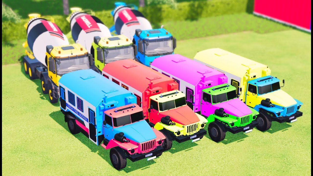CARS POLICE HITS BOX SPIDERMAN PICTURE GAME FARMING SIMULATOR #cars #police #spiderman #tranding