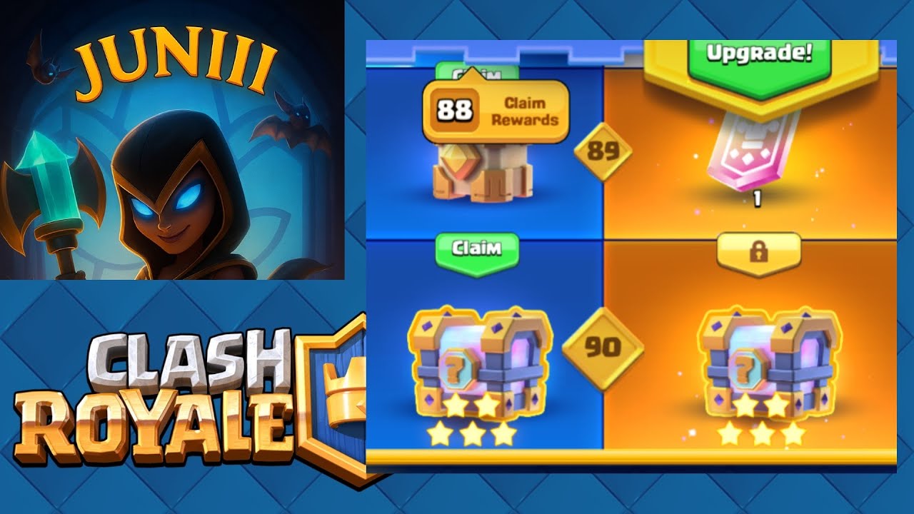 DESCHIDEM TOATE REWARDURILE DUB BATTLE PASSUL GRATIS DIN CLASH ROYALE