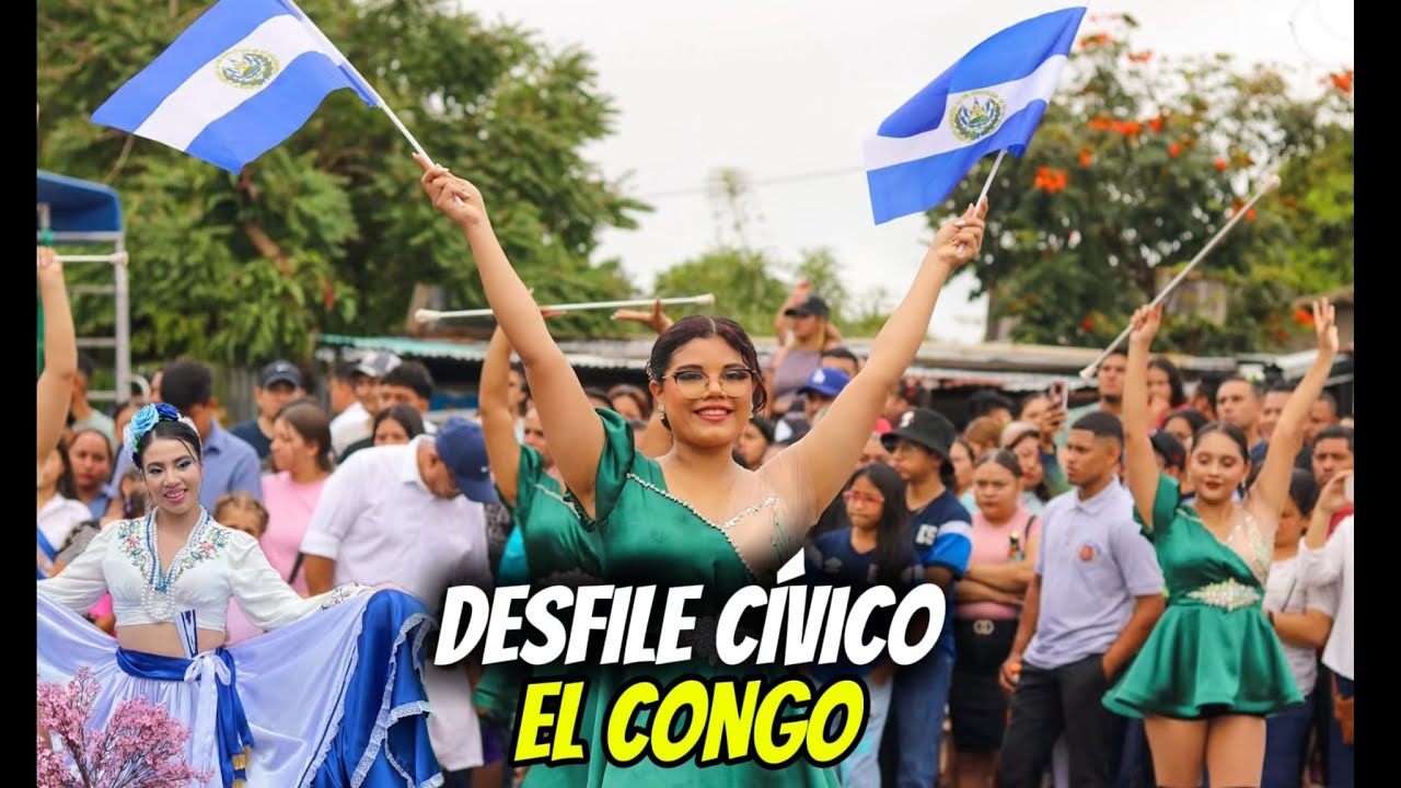 🎉 Desfile de Independencia en El Congo | 15 de Septiembre El Salvador 🇸🇻