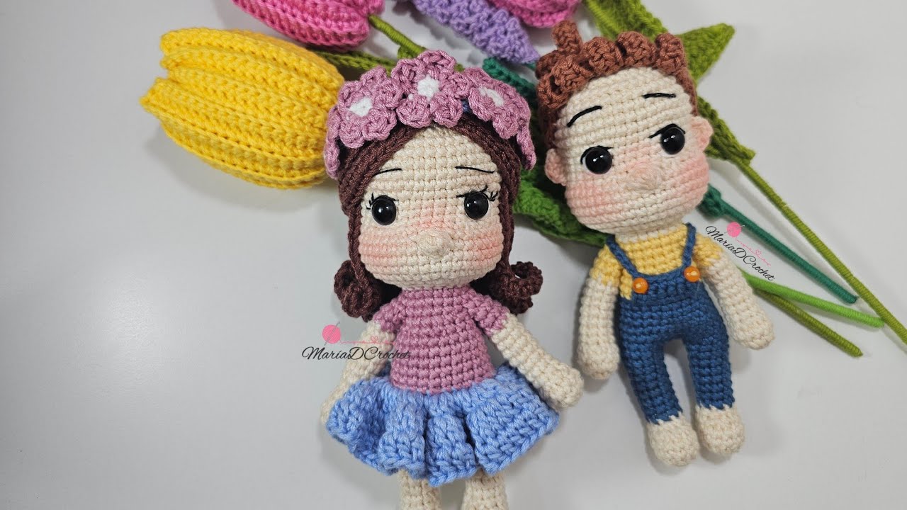 ¿Cómo tejer un amigurumi niño?- Ricardo Tutorial paso a paso fácil de tejer - Cuerpo base amigurumi
