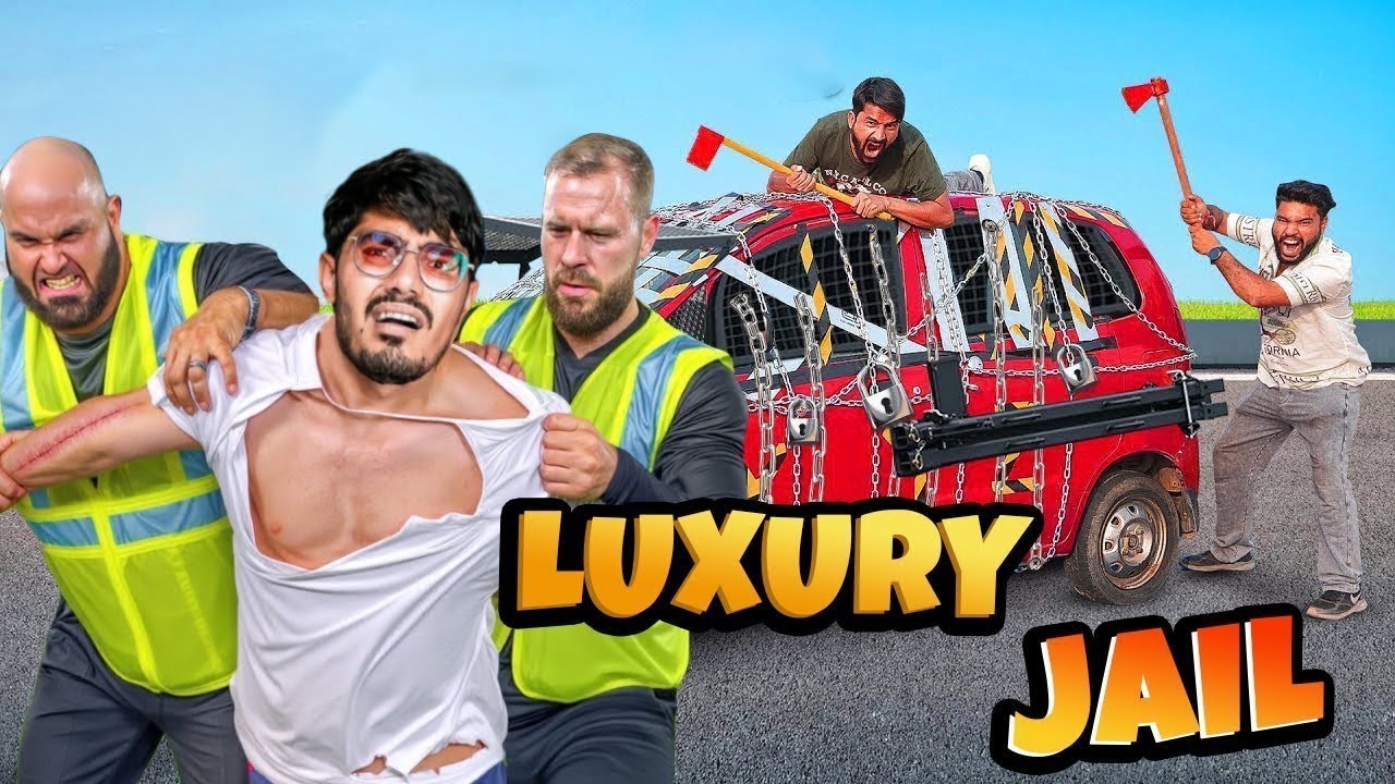 24 Hours in Mini Jail Challenge   24 घंटे इस पिंजरे से बाहर नहीं आ सकता   Will I Survive