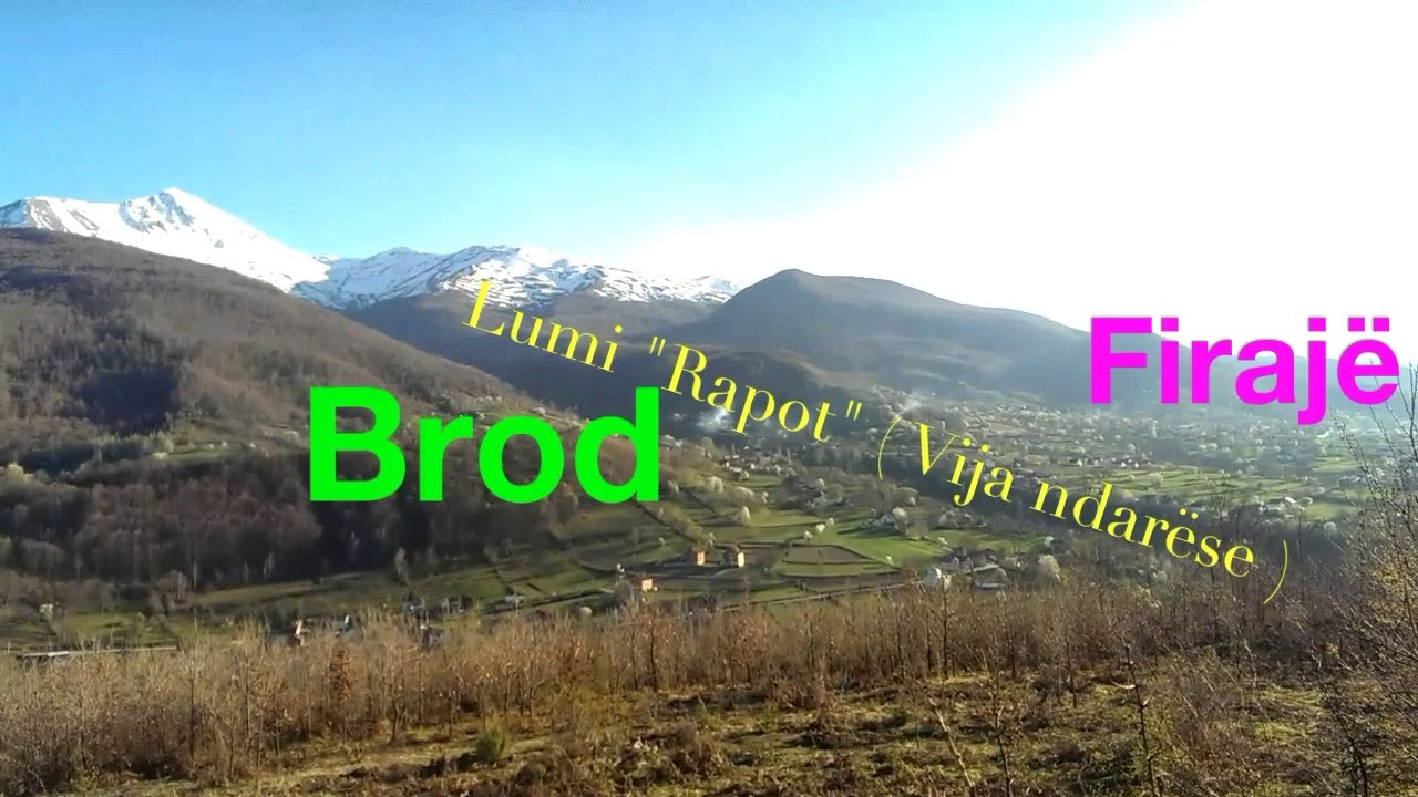 Fshati Brod dhe lagjet e tij