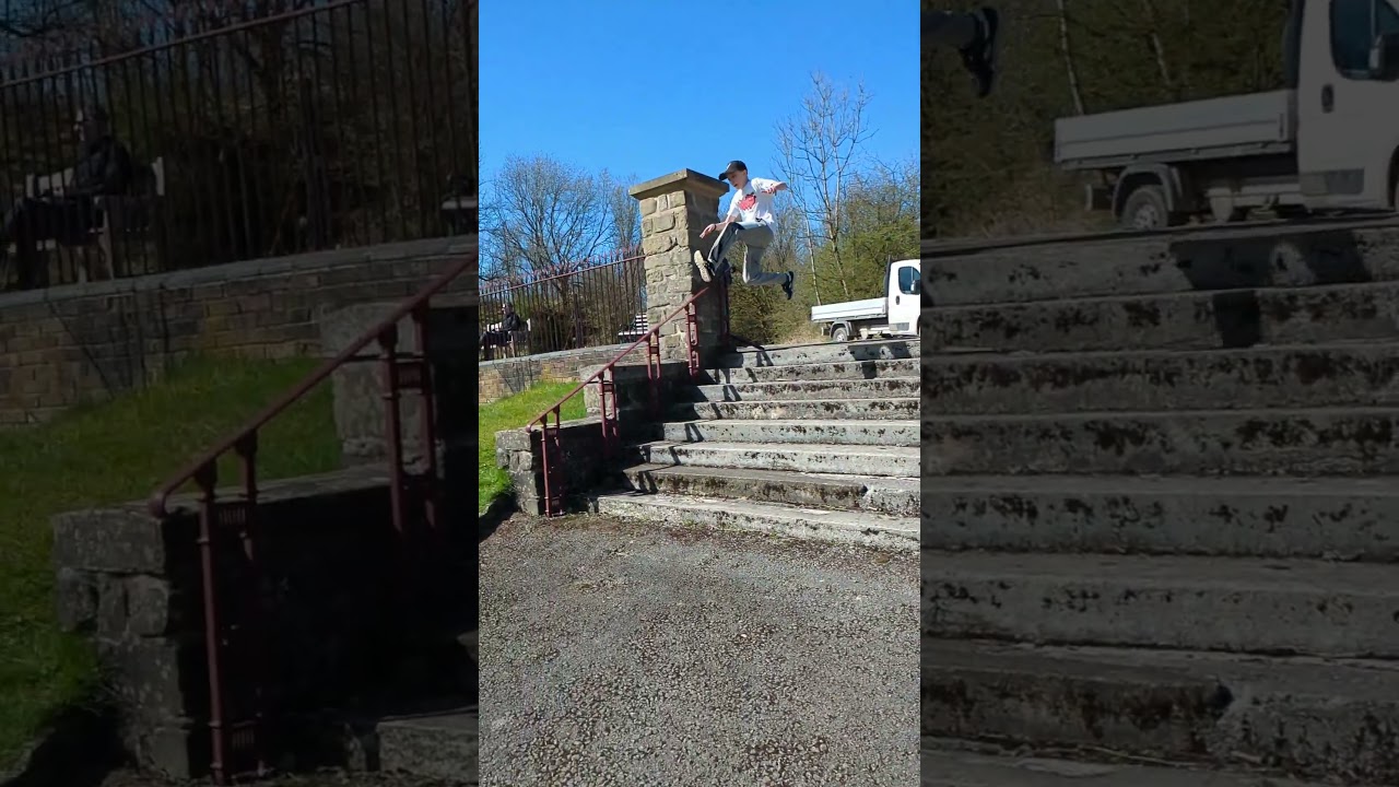 This stair gap is CRAZY!!! 