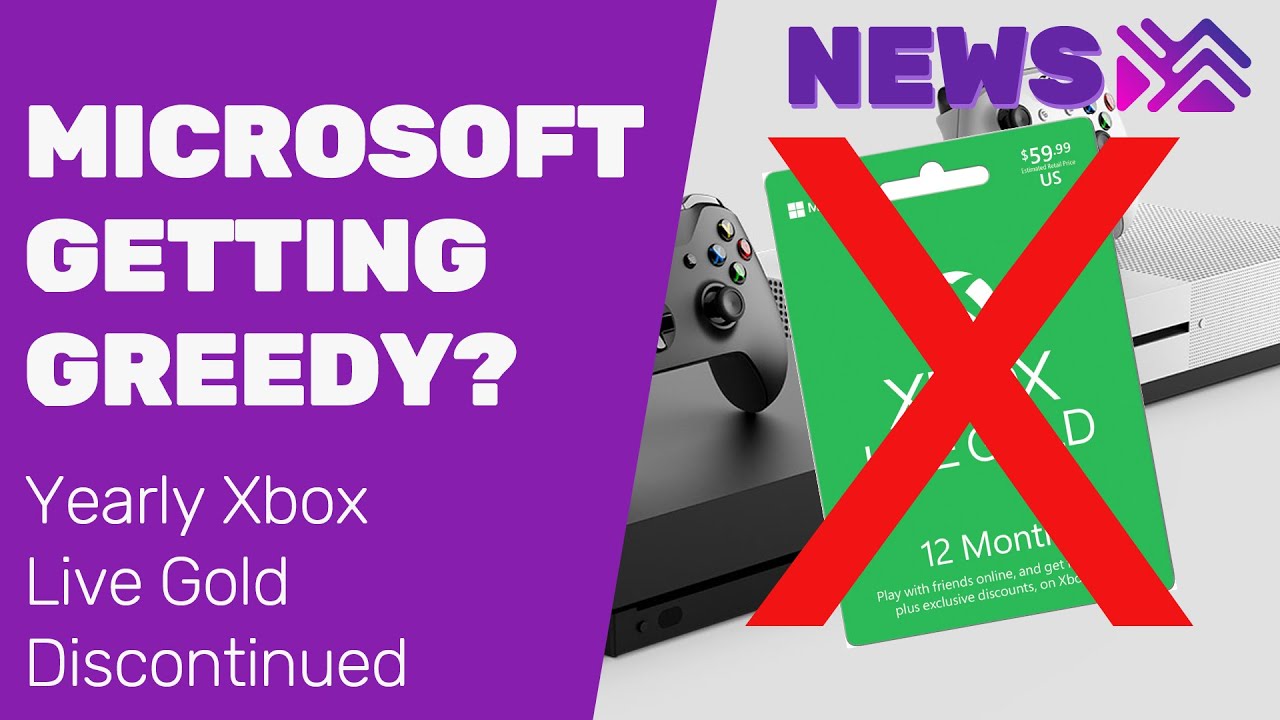 Xbox Live Gold yearly subscription discontinued. Free is not happening.