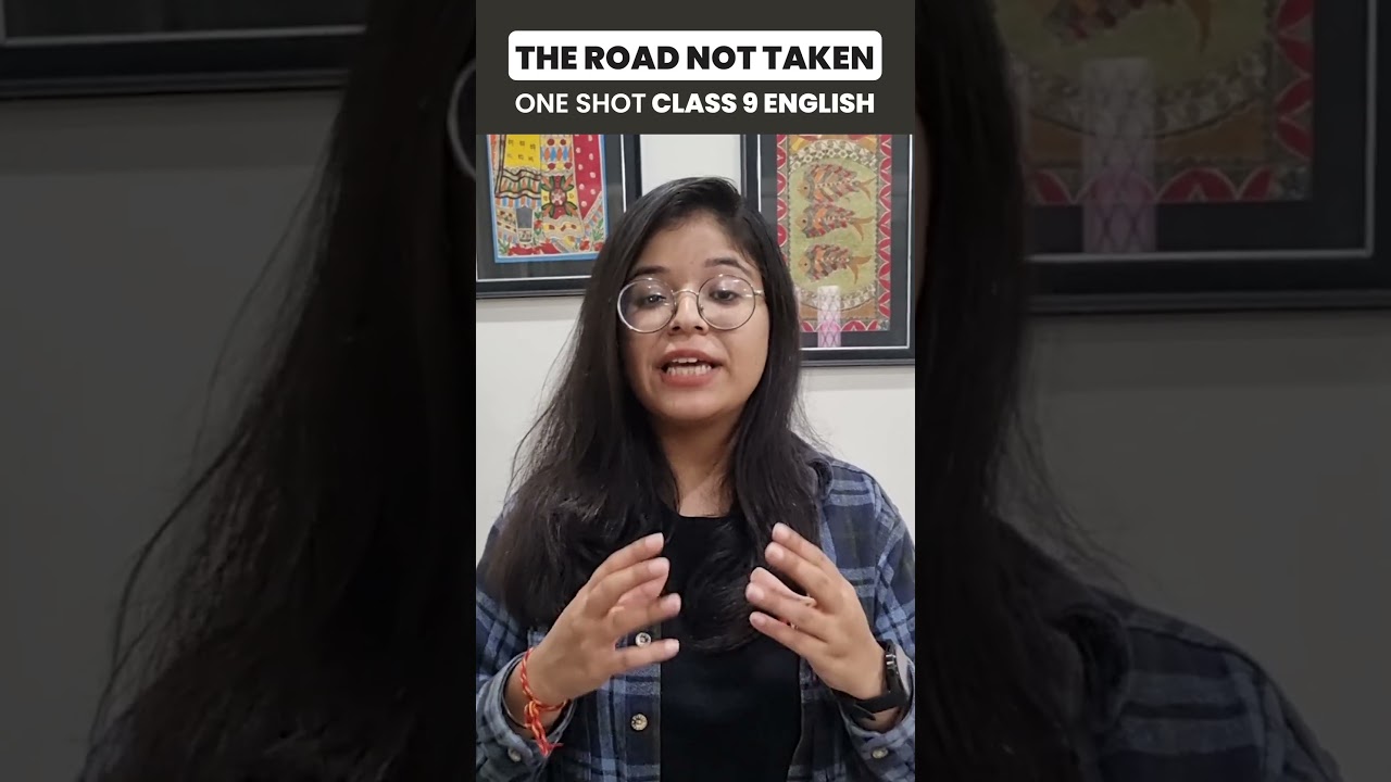 Class9 The Road Not Taken Summary in 60 seconds #roadnottaken #class9 #class9english #boardexam2024