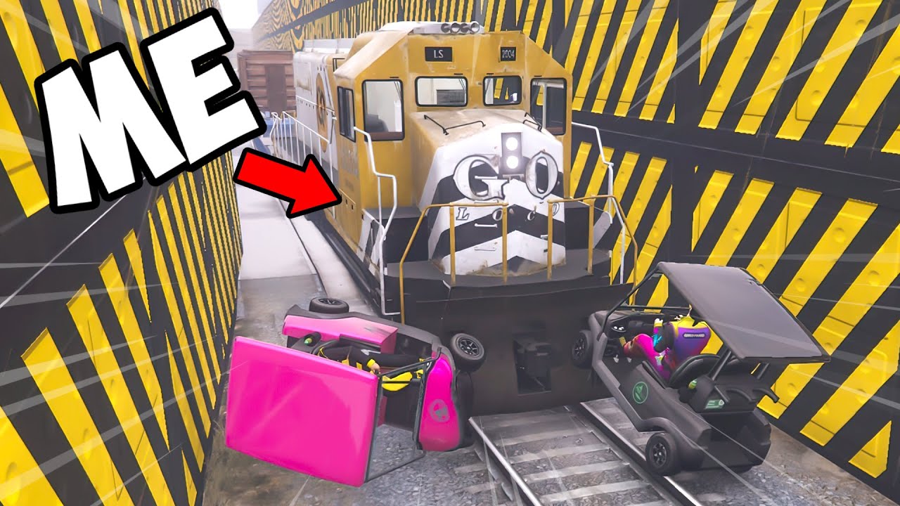 Face To Face VS Trains In GTA 5