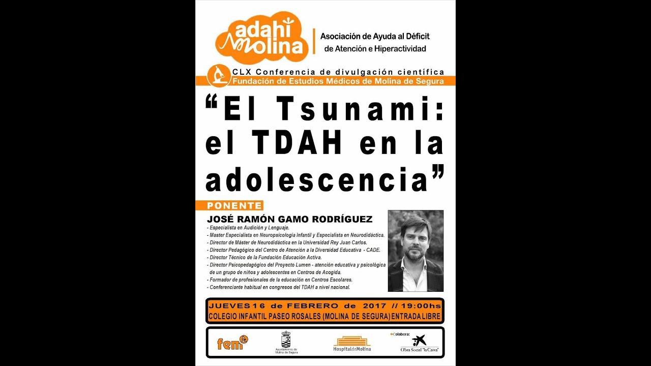 JOSE RAMON GAMO &ldquo;El Tsunami: el TDAH en la adolescencia&rdquo;  Conferencia  parte1